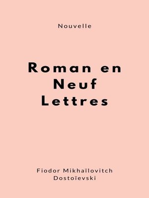 cover image of Roman en neuf lettres